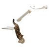 Kerbl Cat Climbing Wall White, Natural Solid wood, Sisal 20.5x5.5x13.0 in