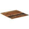 vidaXL Table Top Multicolor Solid reclaimed wood 23.6x23.6 in