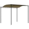 vidaXL Gazebo Set of 2 Taupe Steel and polyester Large Durable