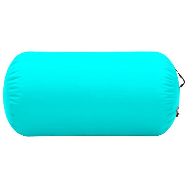 vidaXL Inflatable Gymnastic Roll with Pump 47.2x29.5" PVC Green