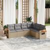 vidaXL Garden Sofa Set Beige