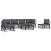 vidaXL Garden Lounge Set Anthracite, Dark grey
