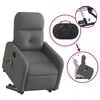 vidaXL Electric Stand Up Massage Recliner Chair Dark Gray