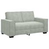 vidaXL Sofa Set Light grey Velvet 2-seater and 3-seater Sofa Set