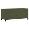 vidaXL TV Cabinet Olive Green Cold-Rolled Steel Medium TV Cabinet
