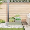 vidaXL Garden Planter Silver 100 x 100 x 48 cm Galvanized steel