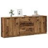 vidaXL Sideboard Set of 3 Old Wood Engineered Wood Large Sideboard
