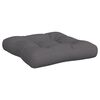 vidaXL Pallet Cushion Set of 3 Anthracite Polyester Medium