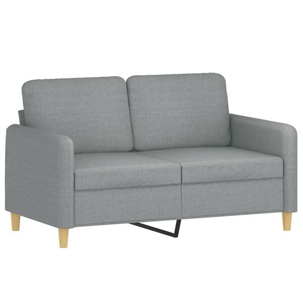 vidaXL Sofa Set Light grey