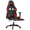 vidaXL Gaming Chair Black and Red