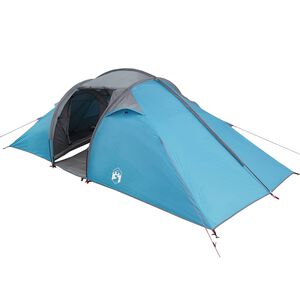 vidaXL Tunnel tent with Roof Blue 200.79 x 94.49 x 61.42 in Taffeta