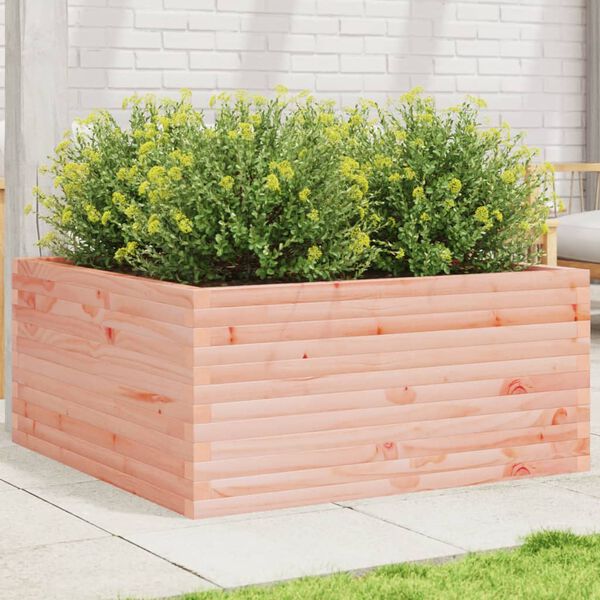 vidaXL Garden Planter Natural Wood Solid Douglas Wood Large