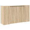 vidaXL Reception Desk Sonoma Oak Engineered wood Large Reception Desk