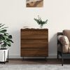 vidaXL Sideboard Brown Oak Engineered Wood 23.6 in x 13.8 in x 27.6 in