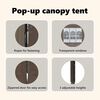 vidaXL Folding Party Tent with Sidewalls Taupe 9.8'x19.7'