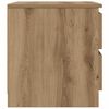 vidaXL Bedside Cabinet Set of 2 Artisan oak Engineered wood Small