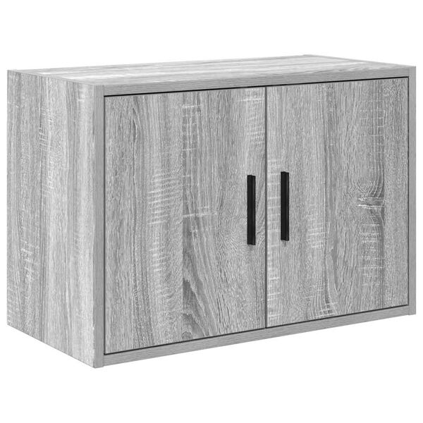 vidaXL Garage Wall Cabinet Grey Sonoma Engineered Wood