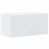 vidaXL Wall Cabinet White Engineered Wood Medium Wall Cabinet