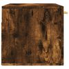 vidaXL Wall Cabinet Smoked Oak Engineered Wood Medium Wall Cabinet