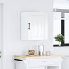 vidaXL Kitchen Wall Cabinet High gloss white Engineered wood Medium