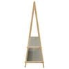 vidaXL Clothes Rack Natural bamboo Bamboo 52.0 in x 17.9 in x 59.3 in