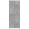 vidaXL Highboard Concrete Gray 27.6"x16.7"x72.8" Engineered Wood
