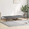 vidaXL Elevated Dog Bed Grey Oxford fabric and powder-coated steel Large