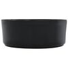 vidaXL Wash Basin 14.2x5.5" Ceramic Black