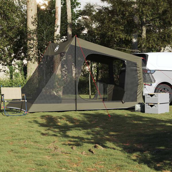 vidaXL Car Tent 2-Person Olive Green Waterproof