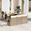 vidaXL Garden Sofa Set Beige