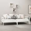 vidaXL Day Bed White Solid pine wood 35.4 x 78.7 in