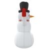 vidaXL Inflatable Snowman Multicolor