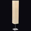 vidaXL Floor Lamp Beige Rice paper, Lacquered steel 53.1 in tall