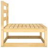 vidaXL Garden Lounge Set Natural wood Solid Pine wood Medium Modular