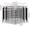vidaXL Gabion Raised Bed Silver Galvanized steel Heavy Weight Endurance