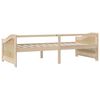 vidaXL Day Bed Natural Pine Solid pine wood 35.4x78.7 in