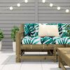 vidaXL Garden Sofa Treated Wood Pine 27.2x24.4x27.8 in Modular