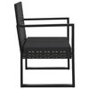 vidaXL Garden Lounge Set Set of 4 Black