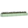vidaXL Planter Green 188.98 x 31.50 x 17.72 in Steel
