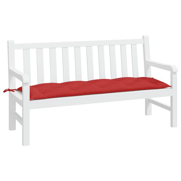 vidaXL Garden Bench Cushion Red Oxford fabric 59.1 x 19.7 x 2.8 in