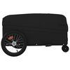 vidaXL Bike Trailer Black 99.2 lb Iron