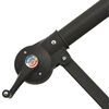 vidaXL Cantilever Garden Parasol Black Polyester fabric, steel pole Large