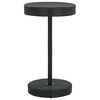 vidaXL Garden Bar Set Black Poly Rattan, Steel Medium Footrest
