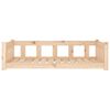 vidaXL Dog Bed Natural Pine Solid Pine Wood Large Durable Dog Bed