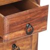 vidaXL Drawer Cabinet Light brown Solid Acacia wood 23.6x13.8x29.5 in