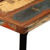 vidaXL Bar Set Brown and Black Solid reclaimed wood and steel Industrial