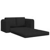 vidaXL Sofa Bed Black 148 x 71 x 83 cm fabric