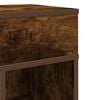 vidaXL Bedside Cabinet Set of 2 Smoked oak Engineered wood