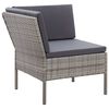 vidaXL Garden Lounge Set Grey and Anthracite