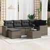 vidaXL Garden Sofa Set Grey